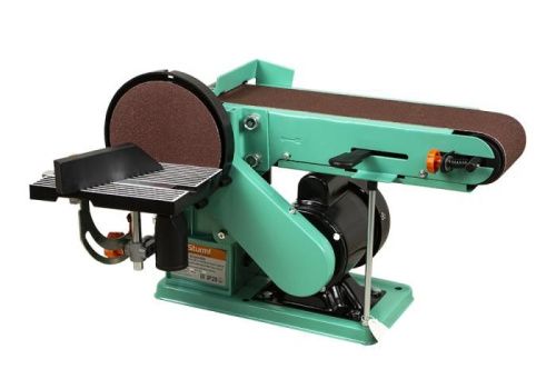 Станок шлифовальный дисково-ленточный BG6055DB  Sturm, 550Вт, круг 150 мм, лента 100х914-Tehinstrument