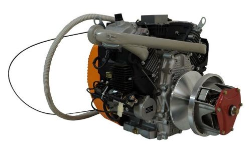 Двигатель Lifan LF2V80F-A (4500), 29 л.с. D25 20А (вариатор+провода+выхлопн система) на Буран-Tehinstrument