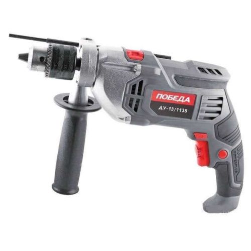 Ударная электрическая дрель ПОБЕДА ДУ-13/1135 (электродрель ПОБЕДА ДУ-13/1135)-Tehinstrument