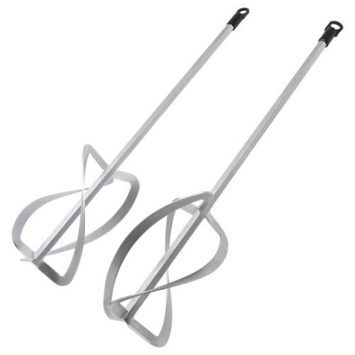 Комплект насадок для строительного миксера, 2шт., 220х560 мм, оцинкованные, хвостовик HEX13// Denzel-Tehinstrument