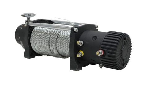 Habert Лебедка электрическая 8000LB, стальной трос-Tehinstrument