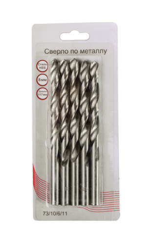 Сверло по металлу 8 мм, HSS-Tehinstrument