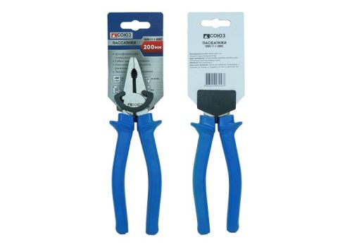 Пассатижи 200мм, СОЮЗ-Tehinstrument