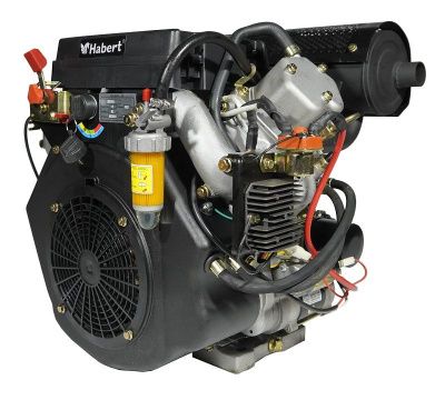 Двигатель дизельный Habert HD2V910 D25.4 мм 20А-Tehinstrument
