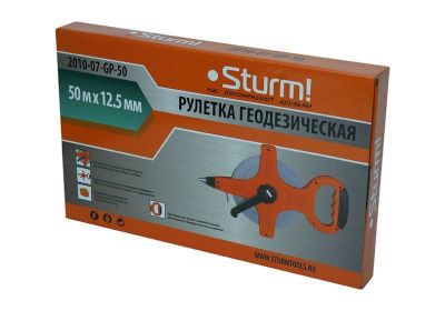 Рулетка 50м геодезическая,  Sturm-Tehinstrument