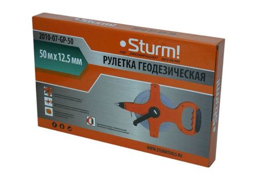 Рулетка 50м геодезическая,  Sturm-Tehinstrument
