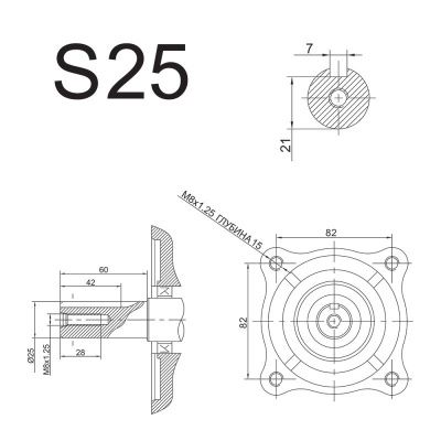 Двигатель бензиновый 4-х тактный DDE E1300-S25-Tehinstrument