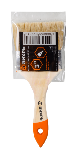 Кисть ВИХРЬ СТАНДАРТ 75 мм 3''-Tehinstrument
