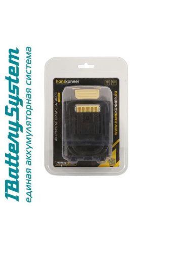 HBP2006 аккумулятор Hanskonner 18 В, 1BatterySystem, 6.0 Ач-Tehinstrument