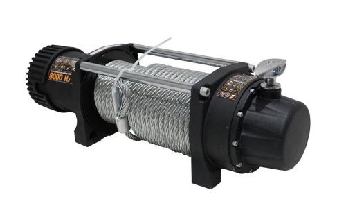 Habert Лебедка электрическая 8000LB, стальной трос-Tehinstrument