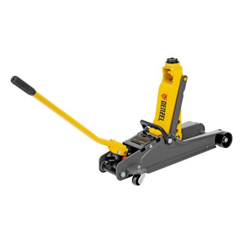 Домкрат гидравлический подкатной с фиксатором, 2,5 т, 85-385 мм Denzel-Tehinstrument