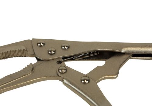 Зажим ручной, длинные губки, 220 мм, СОЮЗ-Tehinstrument