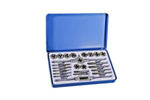 Набор метчиков и плашек для нарезания резьбы, 24 предмета, пластиковый кейс, CrV  Sturm-Tehinstrument