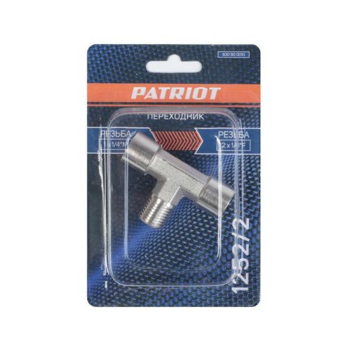 Переходник PATRIOT 1252/2 (тройник 1/4" MFF)-Tehinstrument