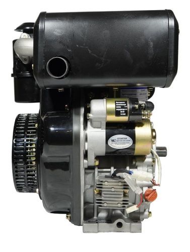 Двигатель Lifan Diesel 186FD, шлицевой вал, катушка 6 Ампер-Tehinstrument