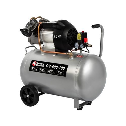 Компрессор поршневой масляный QUATTRO ELEMENTI DV-400-100-Tehinstrument