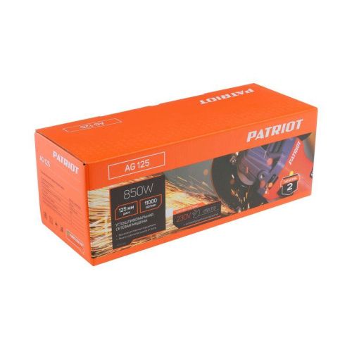 Машина углошлифовальная (УШМ) PATRIOT AG 125-Tehinstrument