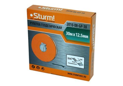 Рулетка 30м геодезическая,  Sturm-Tehinstrument
