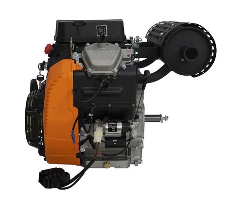 Двигатель Lifan LF2V80F-A (4500), вал ?25мм, катушка 20 Ампер датчик давл./м, м/радиатор, счетчик моточасов-Tehinstrument