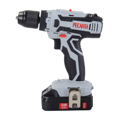 Дрель-шуруповерт аккумуляторная Ресанта ДА-20-2ЛК (2,0 А/ч)-Tehinstrument