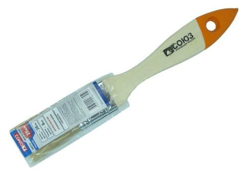 Кисть плоская "Практик" 1" (25мм), натуральная щетина СОЮЗ-Tehinstrument