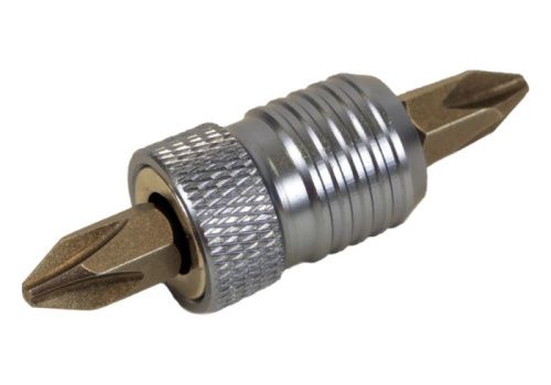 Бита PH2x50мм, двуст., со съемным СУПЕР магн., держ., сталь S2, 1шт, БОЕКОМПЛЕКТ-Tehinstrument