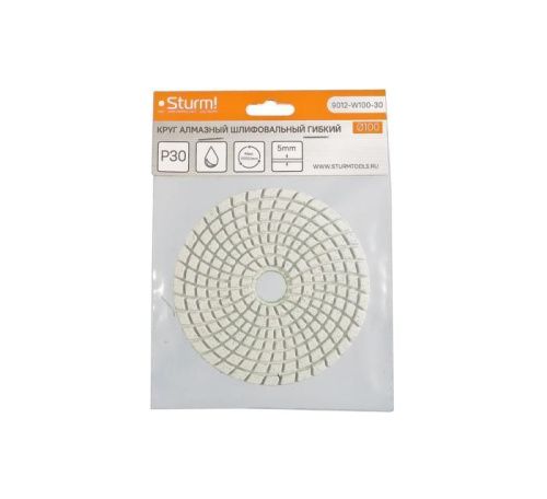 Круг шлифовальный гибкий  Sturm 9012-W100-30-Tehinstrument