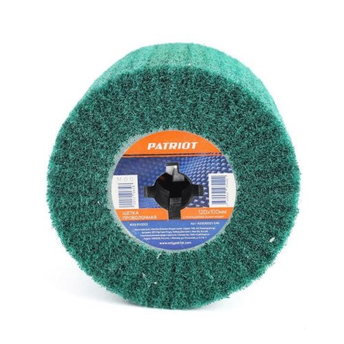 Щетка полировальная для брашировальных машин (120х100 мм), Patriot-Tehinstrument