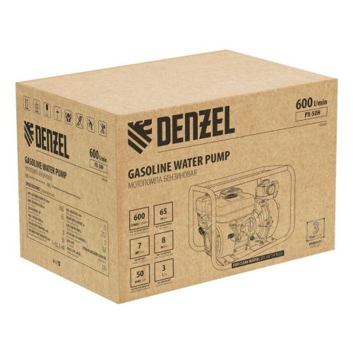 Мотопомпа бензиновая высоконапорная Denzel PX-50H-Tehinstrument