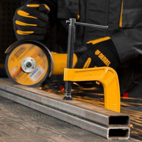 Струбцина G-образная, усиленная, 100 мм Denzel-Tehinstrument