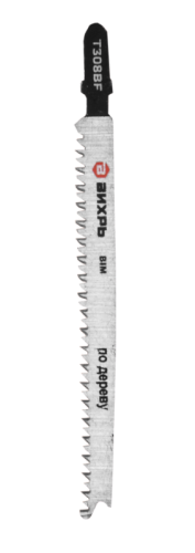 Пилки для лобзика Вихрь Т308ВF по дереву, ламинату, чистый рез 116x90мм (2 шт)-Tehinstrument