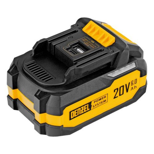 Батарея аккумуляторная Denzel BH-20-6.0, Li-Ion, USB, 20 В, 6,0 Ач-Tehinstrument