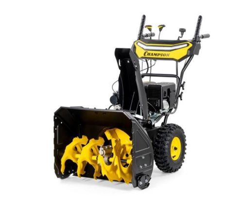 Снегоотбрасыватель CHAMPION ST763E (7лс,62см,6F/2R,колеса,3л,81кг,эл.стартер,фары,обогрев рук, зимн.-Tehinstrument