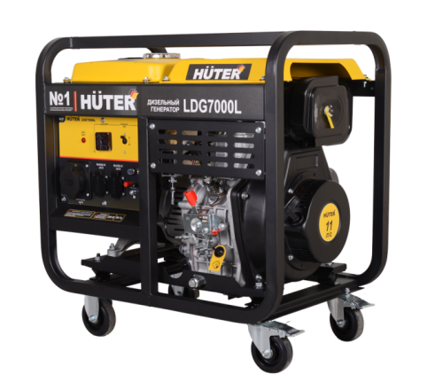 Электрогенератор дизельный LDG 7000L Huter-Tehinstrument