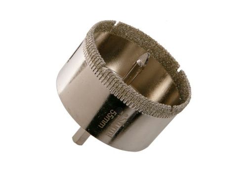 Коронка алмазн. По керам. Плитке и стеклу 55 х 55 мм,  с центрир. Сверл.  Sturm-Tehinstrument