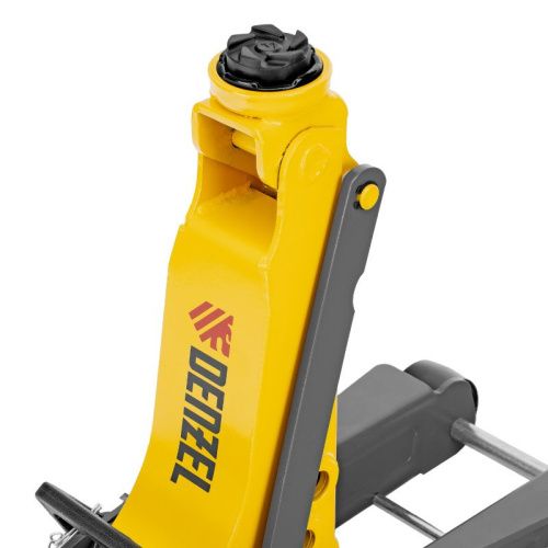 Домкрат гидравлический подкатной с фиксатором, 2,5 т, 85-385 мм Denzel-Tehinstrument