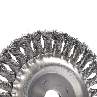 Щетка круглая витая (150х22.23 мм), Patriot-Tehinstrument