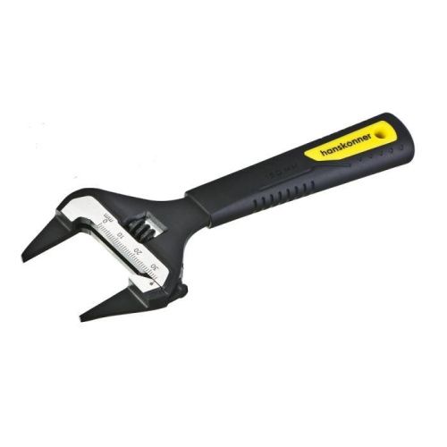 Разводной ключ с супер тонкими губками, 150 мм, зев 34мм, фосфатированный, hanskonner-Tehinstrument