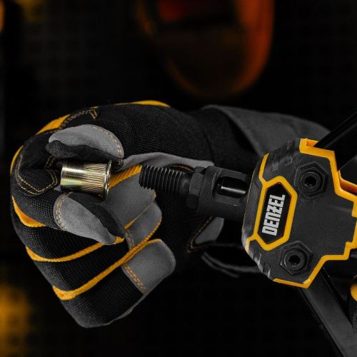 Заклепки резьбовые, стальные, оцинкованные, М12, пластиковый кейс, 25 шт. Denzel-Tehinstrument