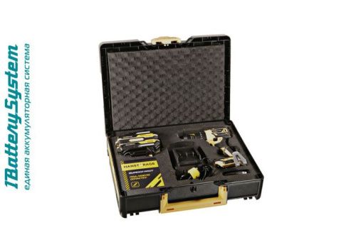 HCD2065BLIC Аккумуляторный шуруповерт Hanskonner 1BatterySystem-Tehinstrument