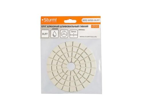 Круг шлифовальный гибкий  Sturm 9012-W100-BUFF-Tehinstrument