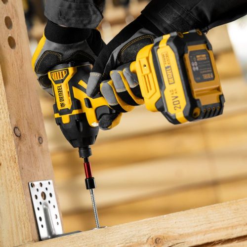 Бесщеточный аккумуляторный ударный винтоверт Denzel CIDH-BL-20-270, Li-Ion, 20 В-Tehinstrument