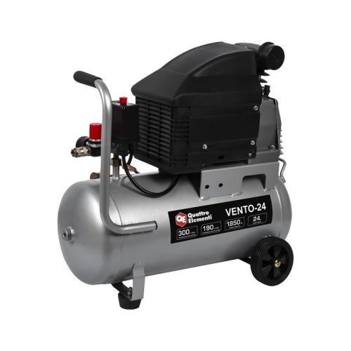 Компрессор поршневой масляный QUATTRO ELEMENTI VENTO-24-Tehinstrument