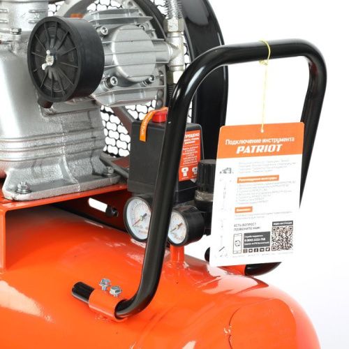 Компрессор поршневой ременной Patriot PTR 100-670-Tehinstrument