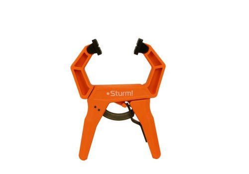 Струбцина клещеобразная с храповым механизмом, длина 200мм, зев 50мм,  Sturm-Tehinstrument