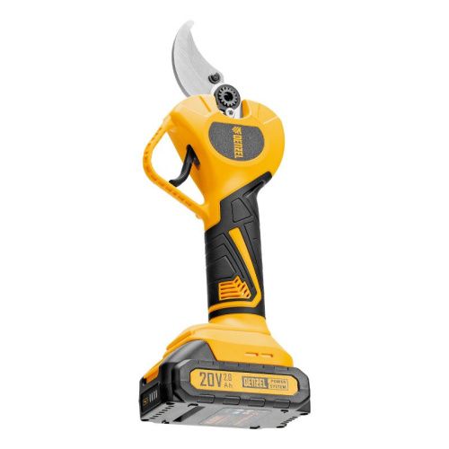 Секатор аккумуляторный, бесщет., CP-40BL, Li-Ion, 20 В, лезвия SK5 Denzel-Tehinstrument