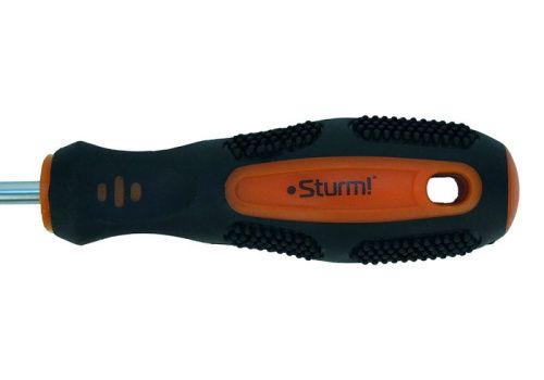 Отвертка плоский шлиц SL5х200мм, CrV, магнитный наконечник  Sturm-Tehinstrument