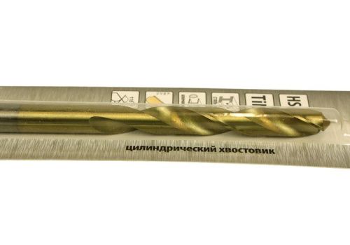 Сверло по металлу  Sturm 10,5х133 мм, сталь HSS, нитридтитан., 118° ,блистер 1 шт-Tehinstrument