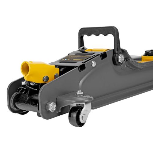 Домкрат гидравлический подкатной с фиксатором, 2,5 т, 85-385 мм Denzel-Tehinstrument