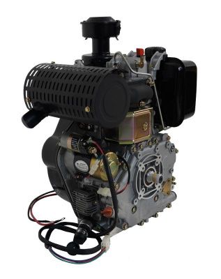 Двигатель Lifan Diesel 192FD, шлицевой вал ?25мм, катушка 6 Ампер-Tehinstrument